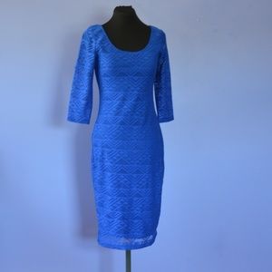 fire Lace Body Con Dress
